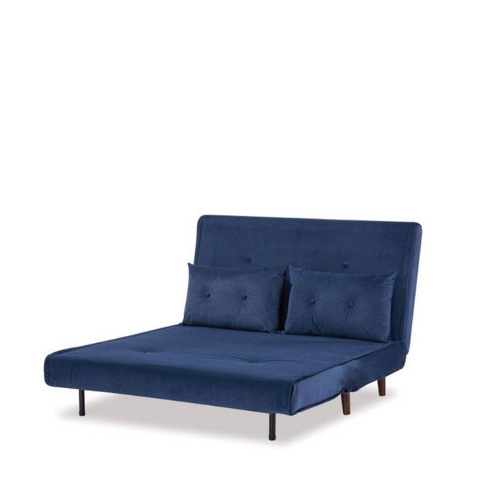 Haru 2 Seater Sofa Bed - Sapphire Blue - Paulas Home & Living