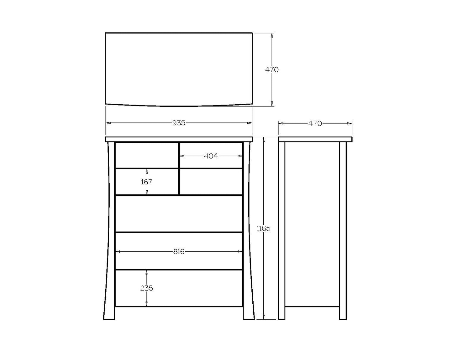 Hudson 7 Drawer Tallboy - Paulas Home & Living