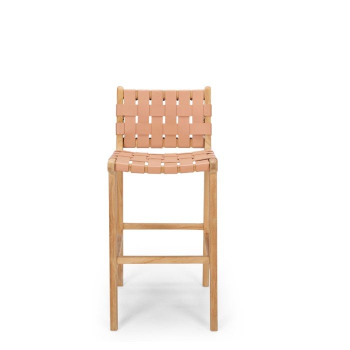 Indo Barstool High Back - Woven - Plush - 650SH