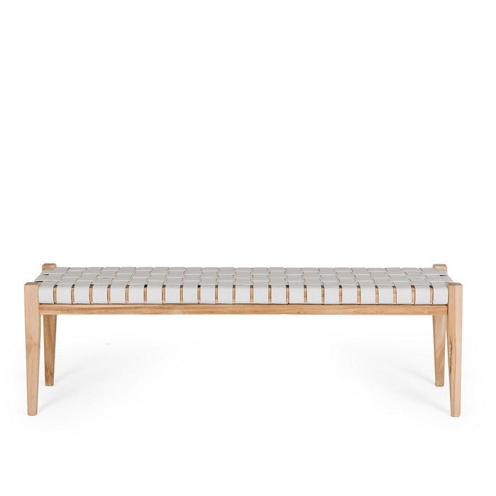 Indo Bench Seat - Woven - Duck Egg