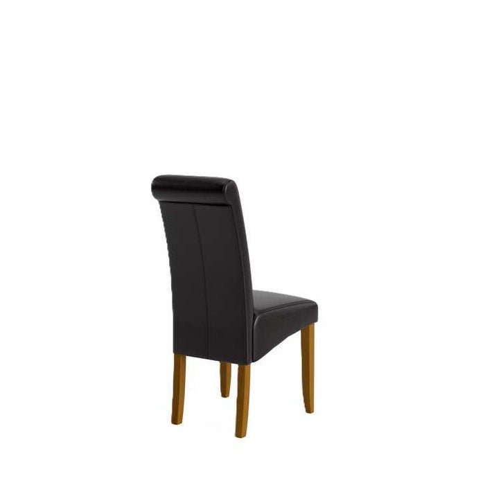 Jackson Dining Chair with Roll Top - Paulas Home & Living