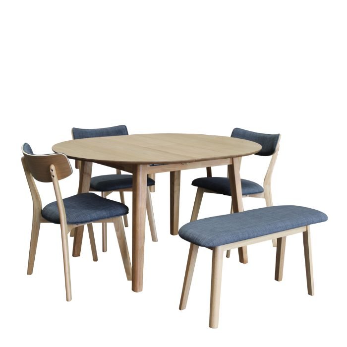 Kapiti Dining Table extension Round 1040dia to 1440w - Paulas Home & Living