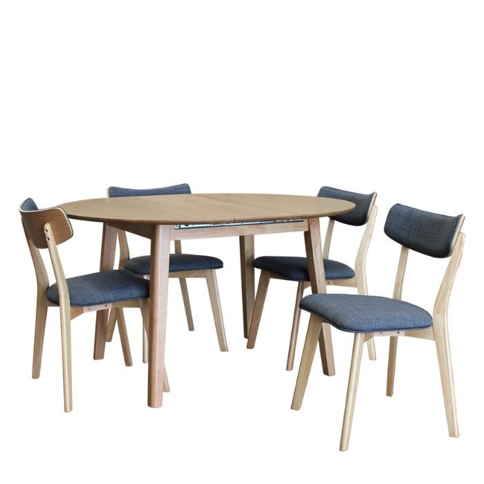 Kapiti Dining Table extension Round 1040dia to 1440w - Paulas Home & Living