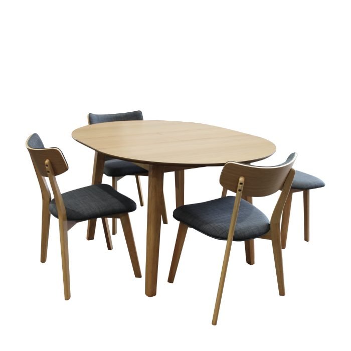 Kapiti Dining Table extension Round 1040dia to 1440w - Paulas Home & Living