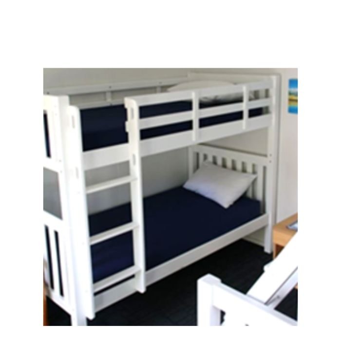 Kelli Bunk - Single - White (Suitable for Commercial) - Paulas Home & Living