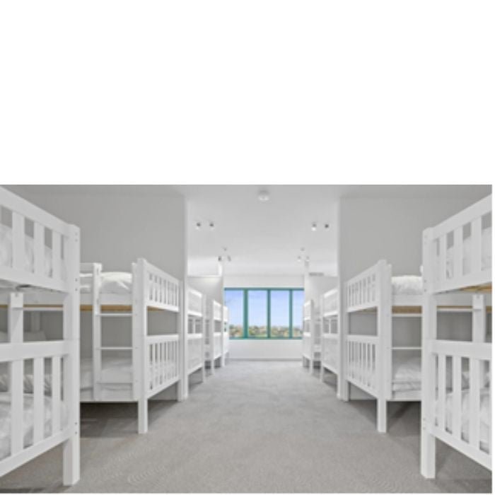 Kelli Bunk - Single - White (Suitable for Commercial) - Paulas Home & Living
