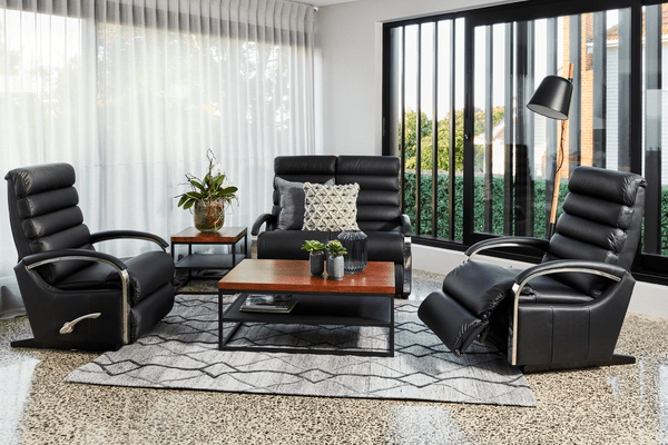 La - Z - Boy Anika - Chrome 2 Seater - Paulas Home & Living