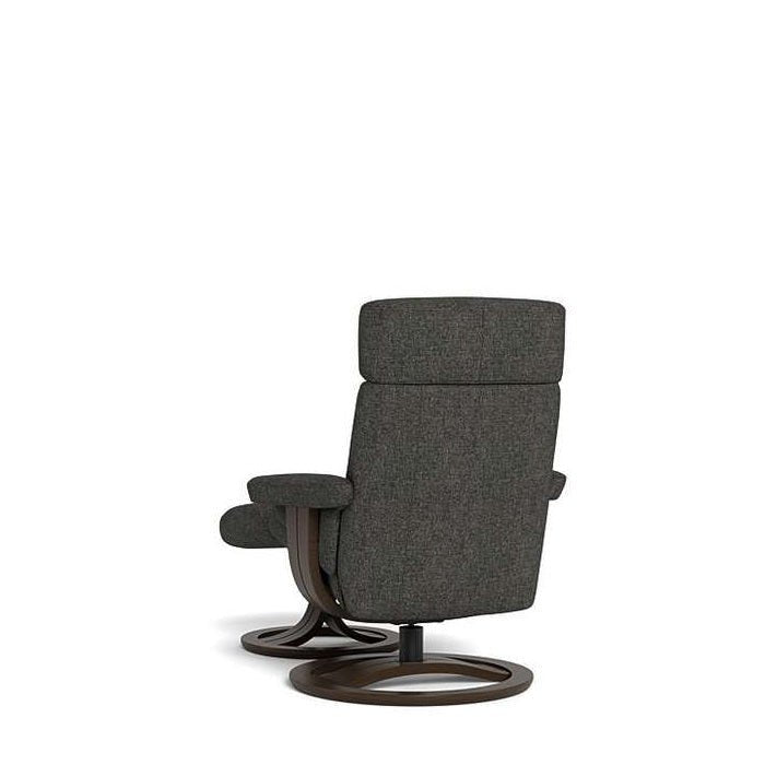 La - Z - Boy Royal Large Wenge Recliner + Footstool - Paulas Home & Living