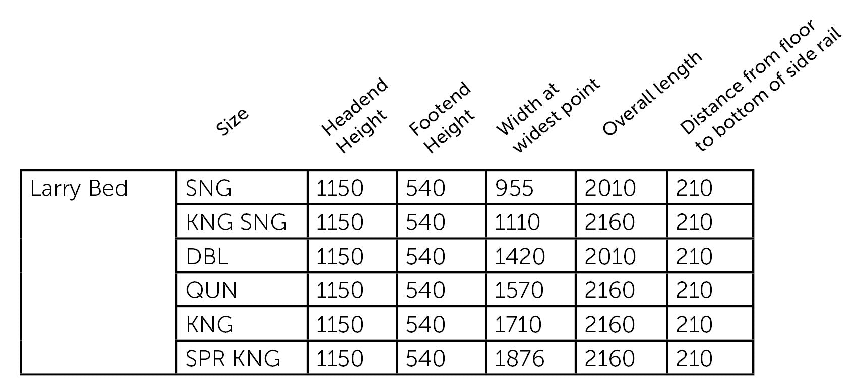 Larry Slatframe with Mid Foot - Single to King Single - Paulas Home & Living