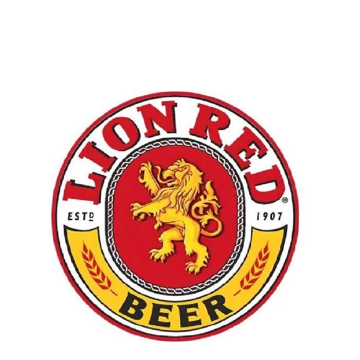 Lion Red Coaster Set - Glass - Paulas Home & Living