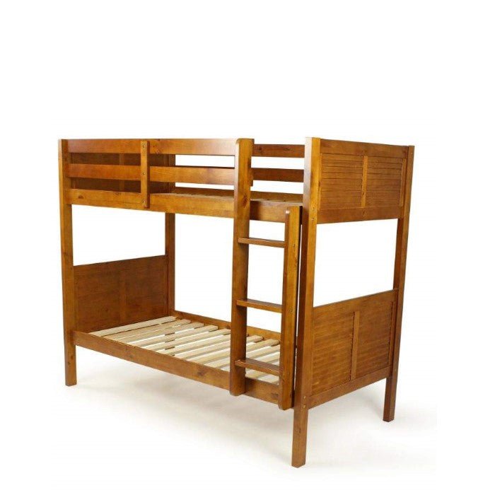 Louvre Single Bunk - Walnut - Paulas Home & Living