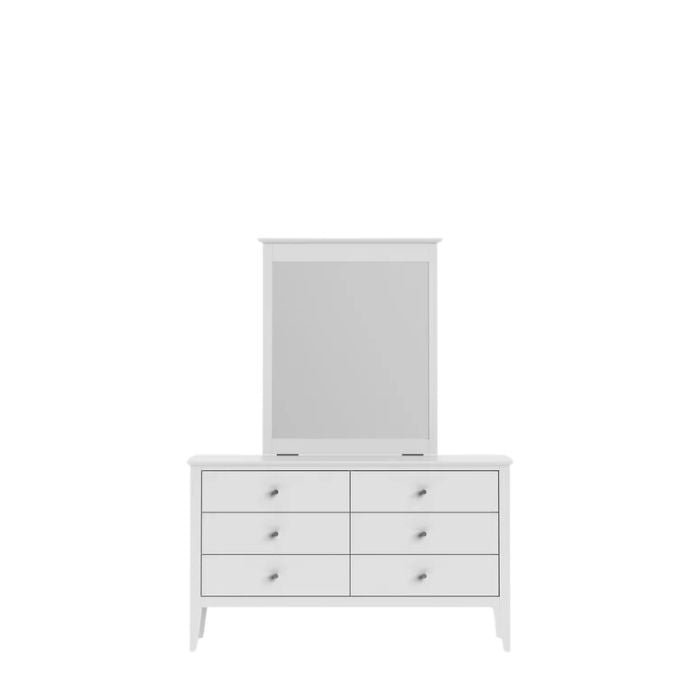 Mabel Dresser and Mirror 6 Drawer - Paulas Home & Living