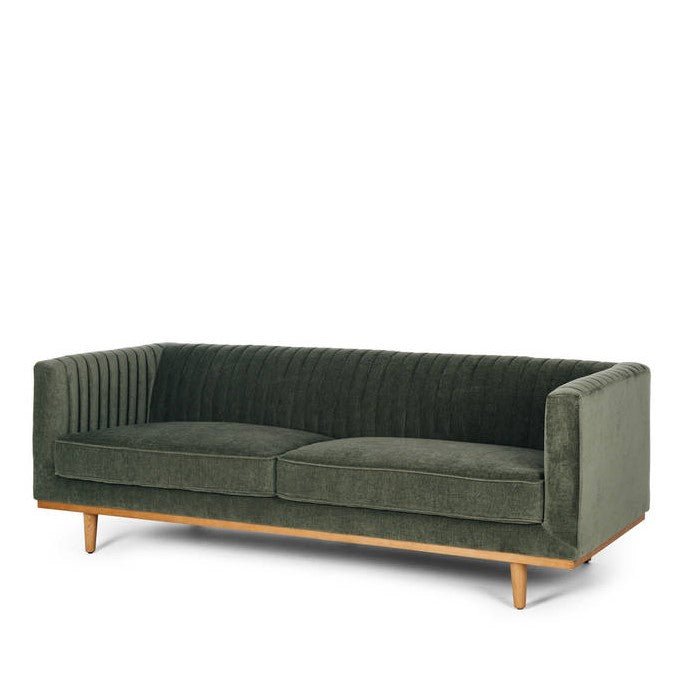 Madison 3 Seater Velvet - Spruce Green - Paulas Home & Living