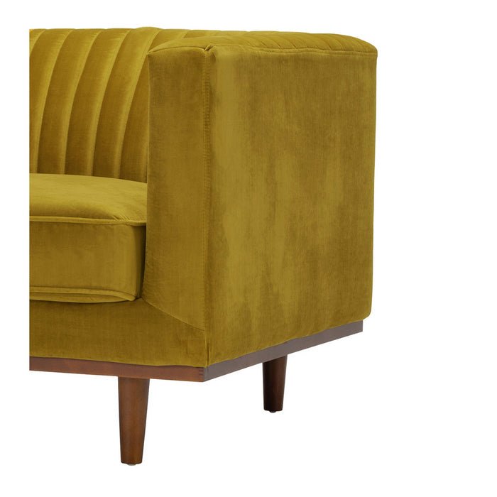 Madison Armchair Chair Velvet - Golden - Paulas Home & Living
