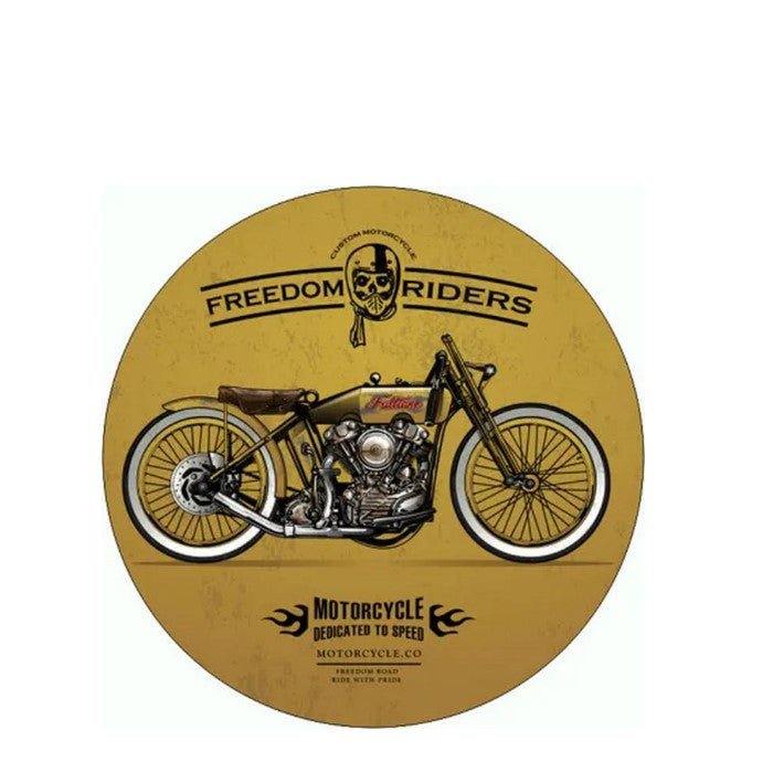 Motor Bike Coaster Set - Glass - Paulas Home & Living