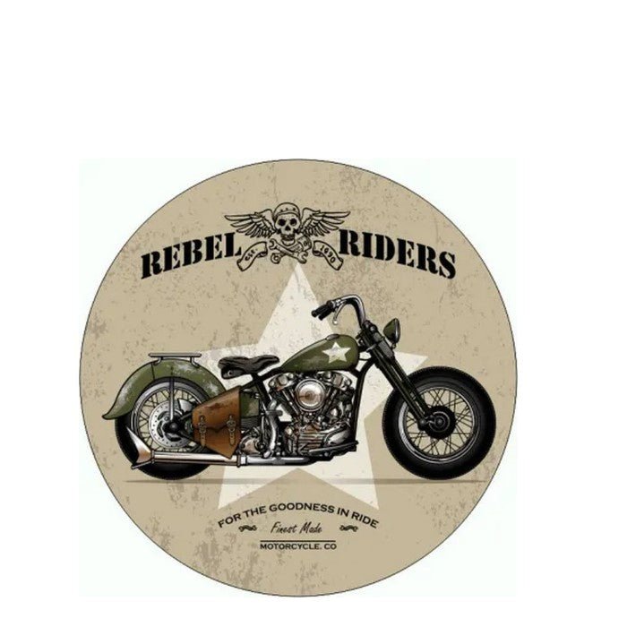 Motor Bike Coaster Set - Glass - Paulas Home & Living