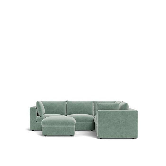 Murphy 6 Piece Modular Corner Suite in Fabric - Paulas Home & Living
