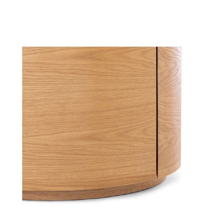 Muse 2 Dr Bedside - Marble Top & Oak - Paulas Home & Living