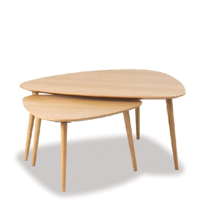 Naples Coffee Table Nest - Natural Oak - Paulas Home & Living
