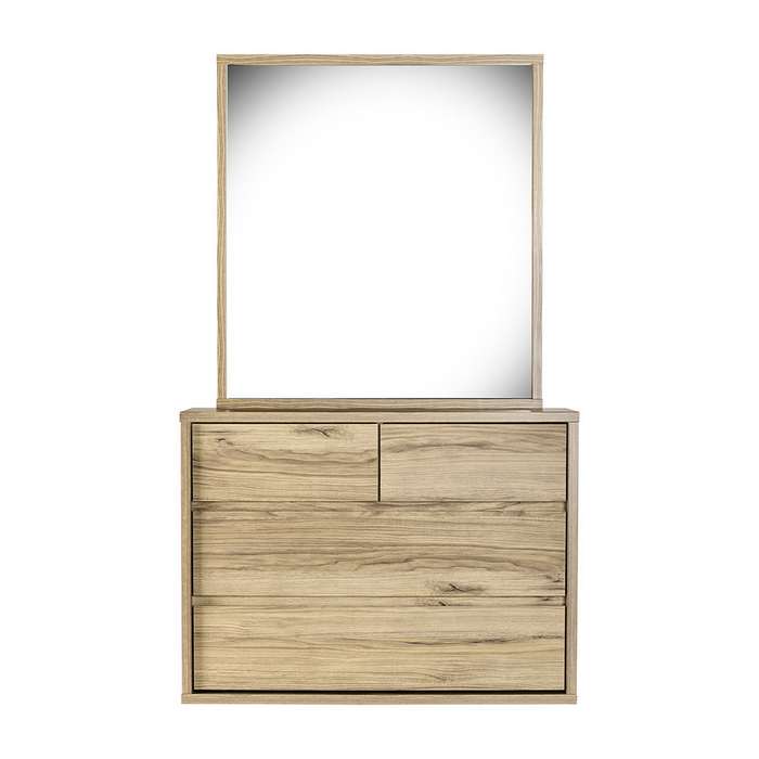 Nico 4 Drawer Dresser with Mirror - Paulas Home & Living