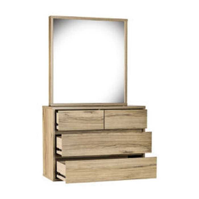 Nico 4 Drawer Dresser with Mirror - Paulas Home & Living