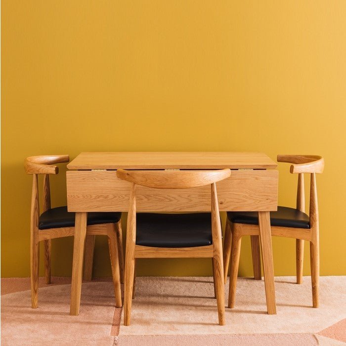 Nordik & Elbow Dining Suite Dropleaf 1020sq (4 Pce or 5 Pce) - Paulas Home & Living