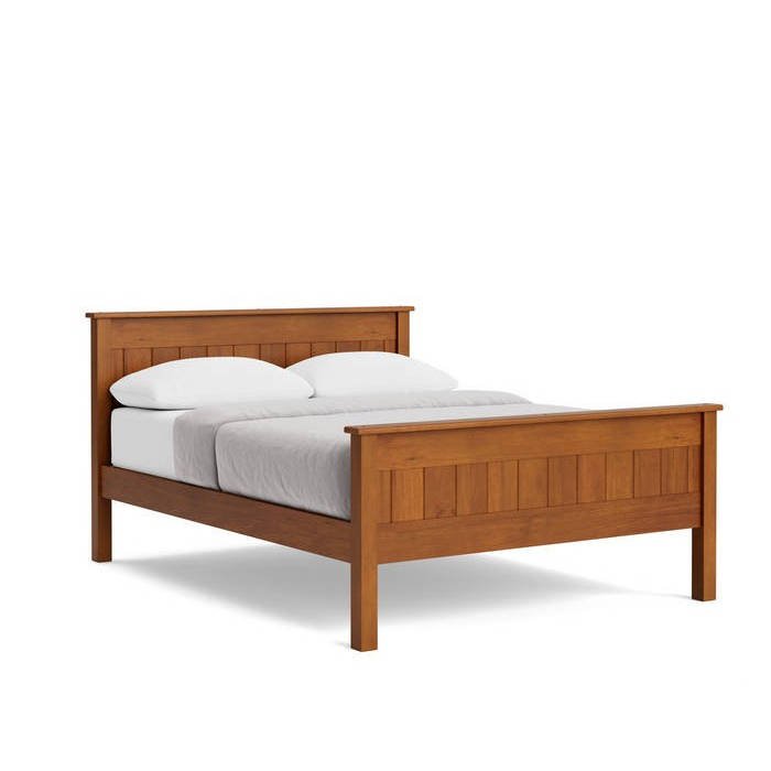 Northville Slatframe with Panelled headboard - High Foot - Paulas Home & Living