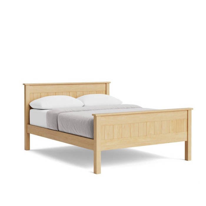 Northville Slatframe with Panelled headboard - High Foot - Paulas Home & Living
