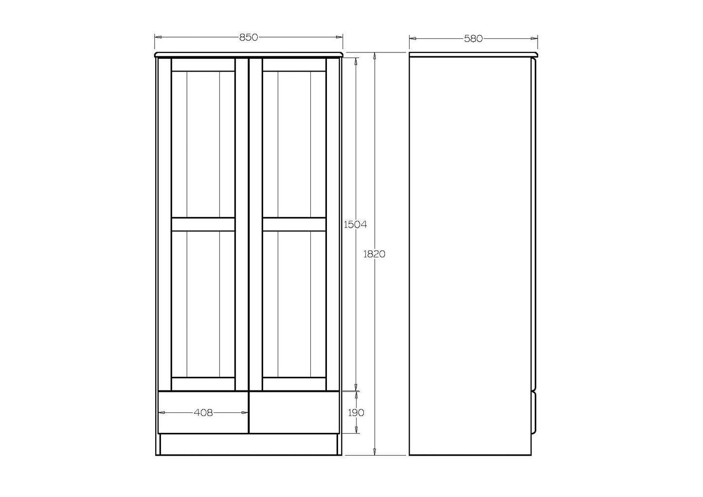 Northville Wardrobe - Paulas Home & Living