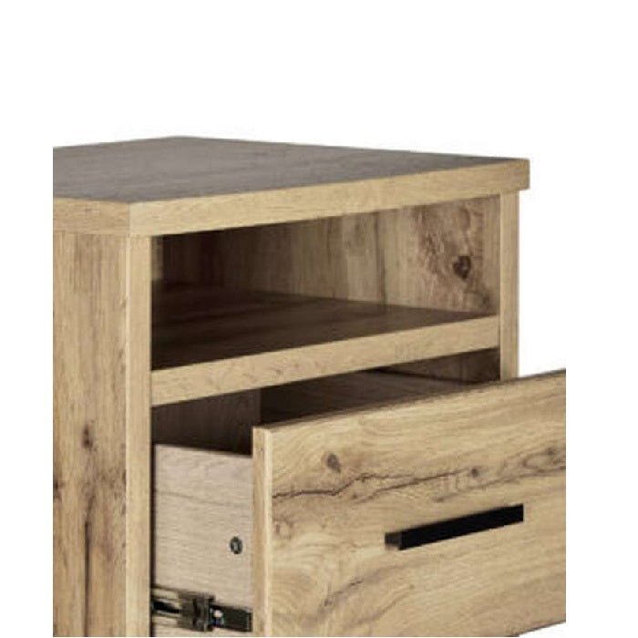Nova Bedside 2 Drawer (Tall 680h) - Paulas Home & Living