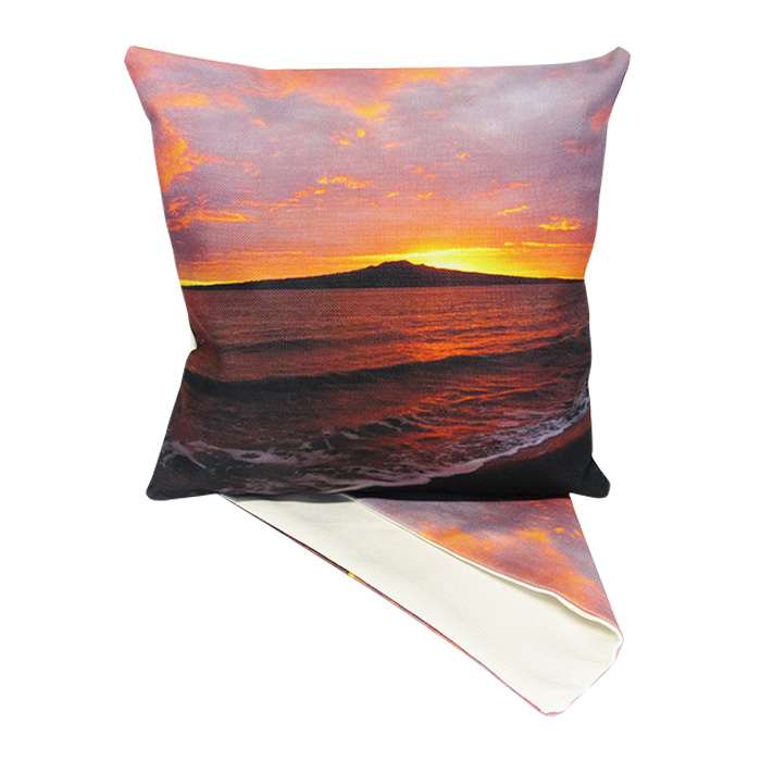 NZ Rangitoto Dawn Cushion - Paulas Home & Living