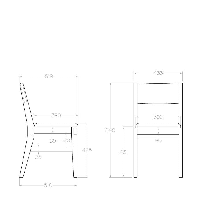 Ohope Dining chair - Paulas Home & Living