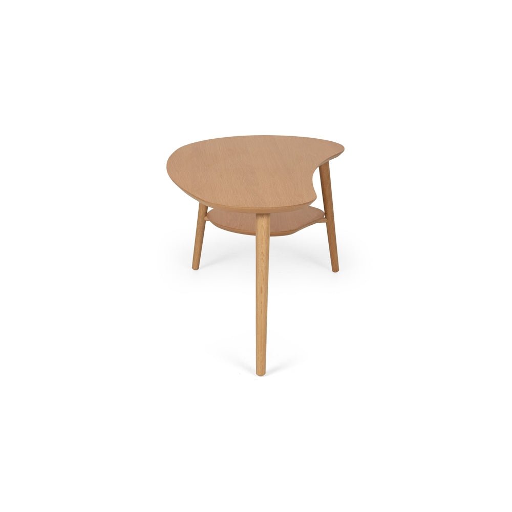Oslo Coffee Table Shaped with Shelf - Paulas Home & Living