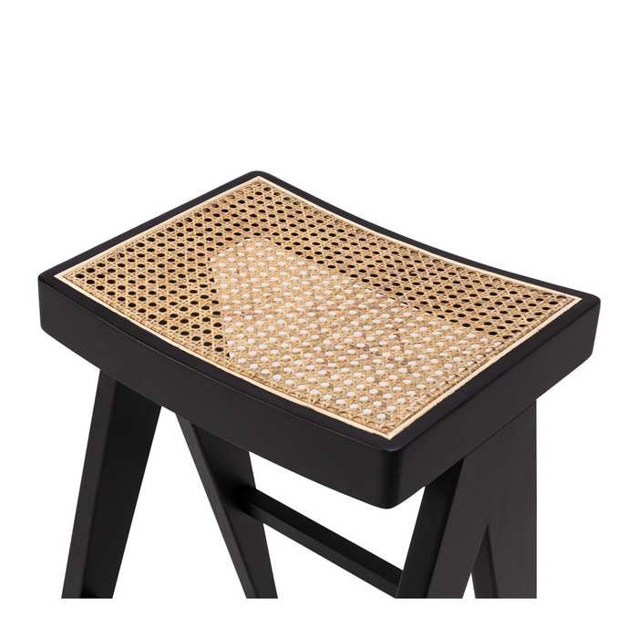 Palma Barstool - Black Oak Rattan - Paulas Home & Living
