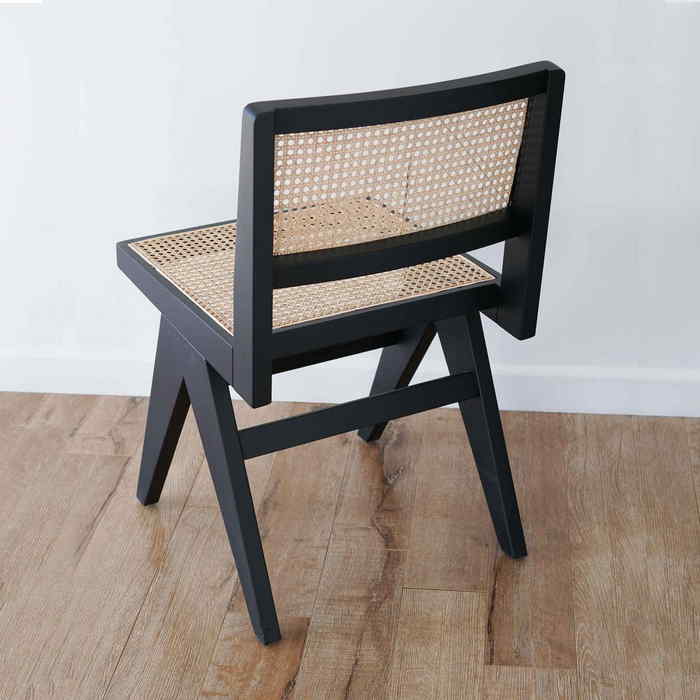 Palma Dining Chair - Black (Rattan) - Paulas Home & Living
