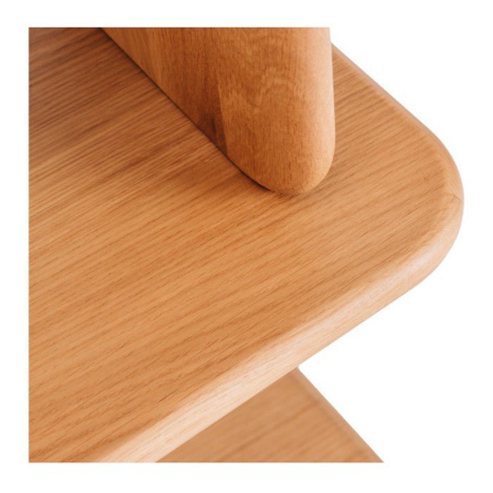 Panel Oak Bookcase Low - Paulas Home & Living