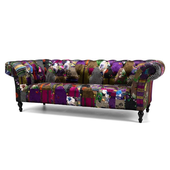Patchwork 3 Seater Sofa - Paulas Home & Living