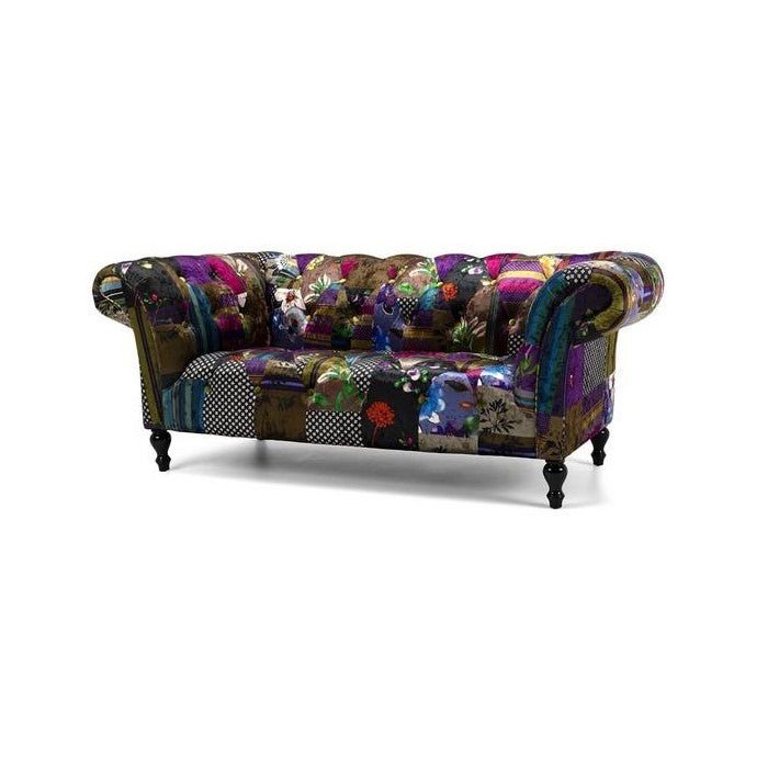 Patchwork Loveseat - Paulas Home & Living