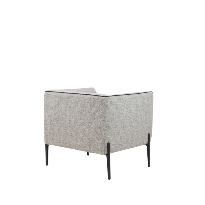 Piet Accent Chair with Leather piping - Paulas Home & Living