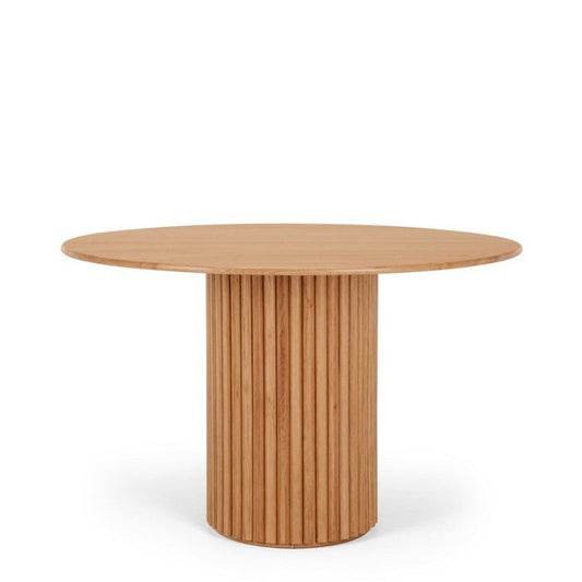 Rho Dining Table Round - Natural Oak (1200dia) - Paulas Home & Living