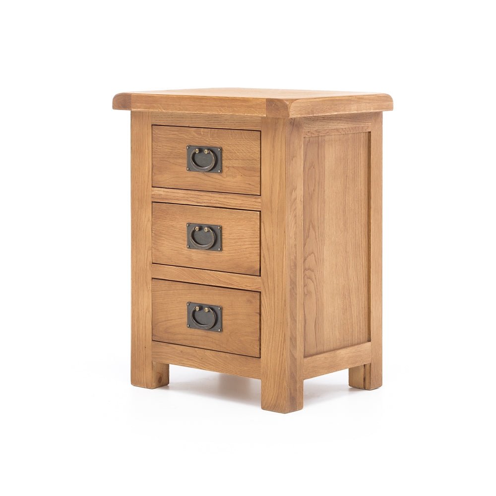 Salisbury BR Bedside Cabinet 3 Drawer - Paulas Home & Living