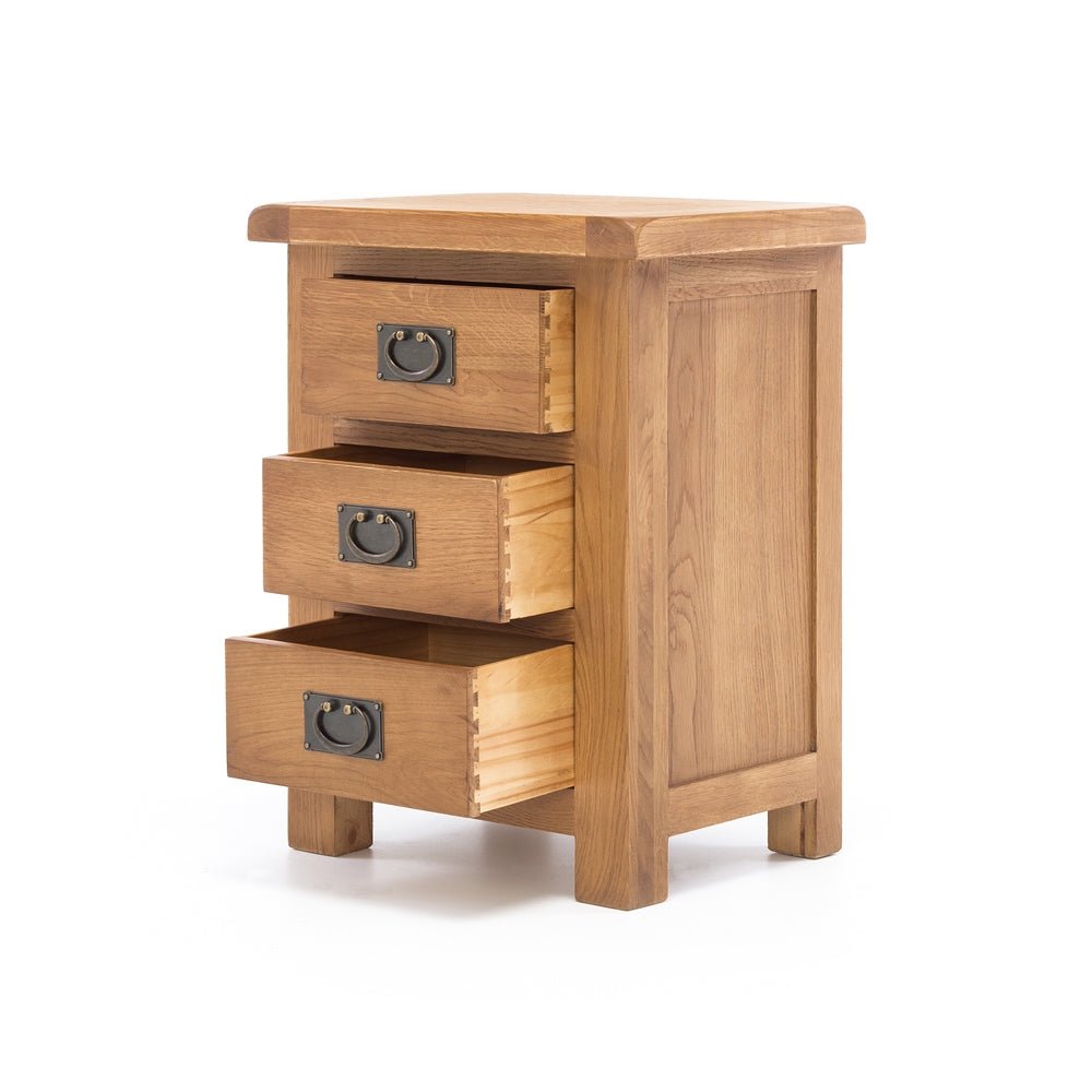 Salisbury BR Bedside Cabinet 3 Drawer - Paulas Home & Living