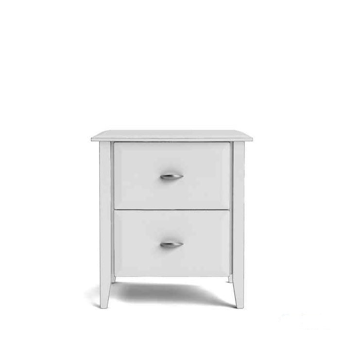 Santorini 2 Drawer Bedside - Paulas Home & Living