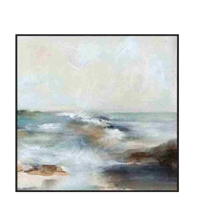 Sea Views Oil Painting 100x100 - Paulas Home & Living