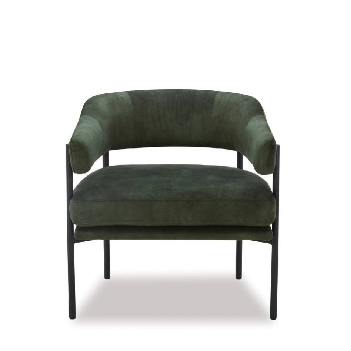 Skyline Armchair - Green Velvet - Paulas Home & Living