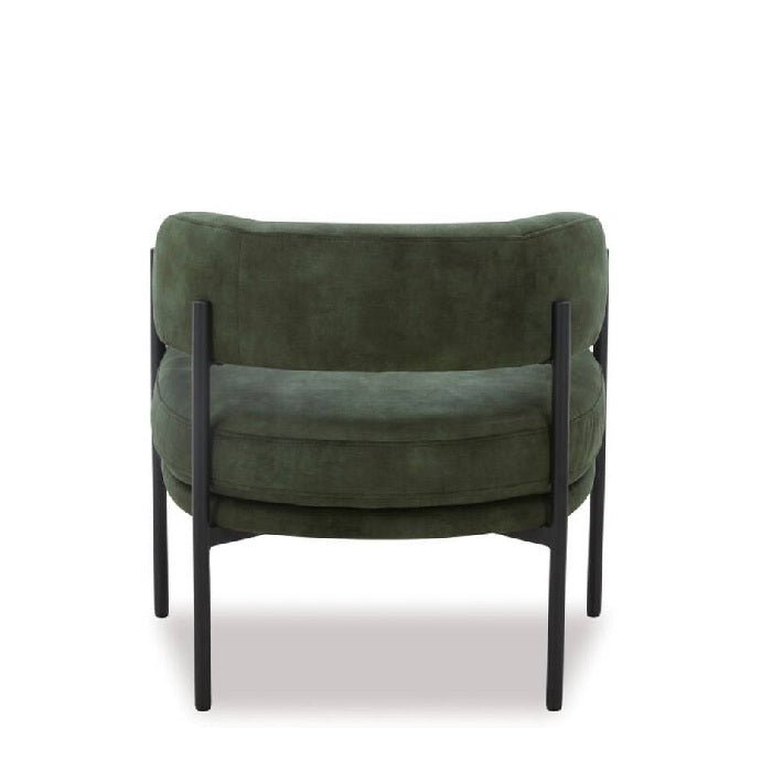 Skyline Armchair - Green Velvet - Paulas Home & Living