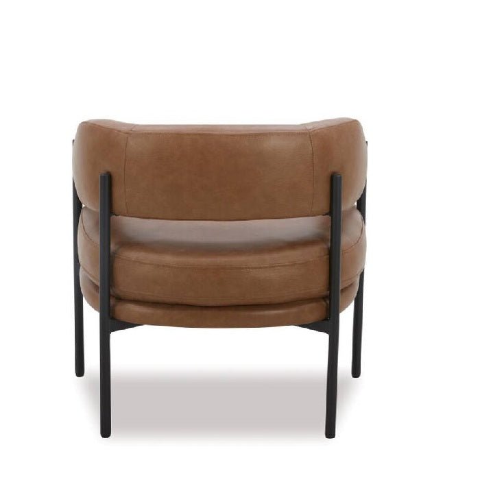 Skyline Armchair - Vintage Brown Top Grain Leather - Paulas Home & Living