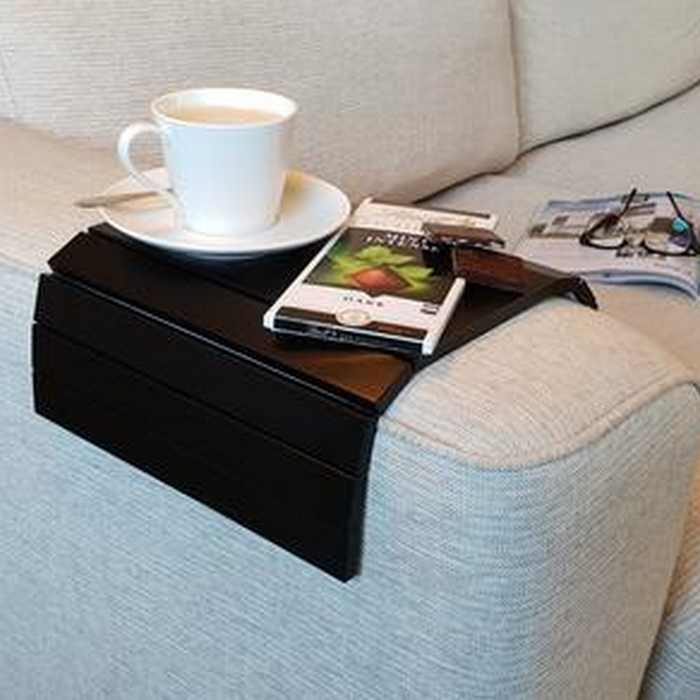 Slinky Sofa Table Bamboo - Single Pack - Black - Paulas Home & Living