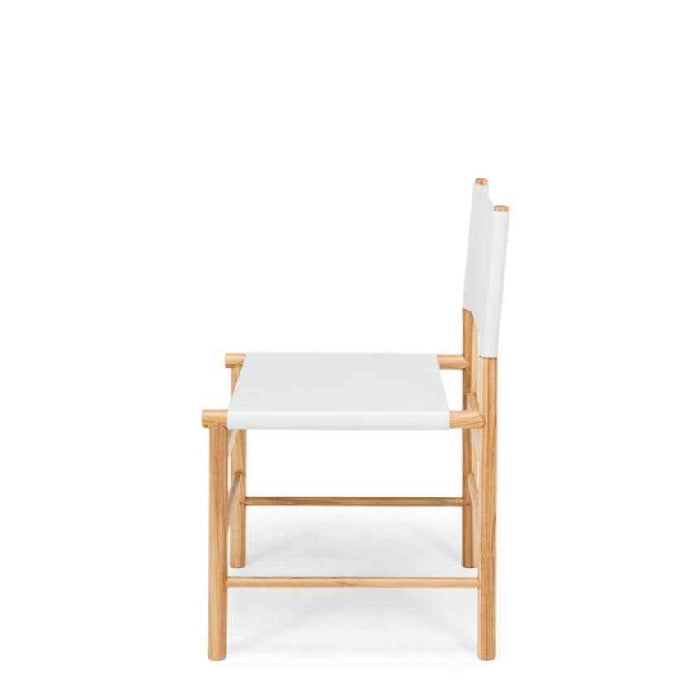 Ned Dining Chair - Duck Egg (Teak & Leather)