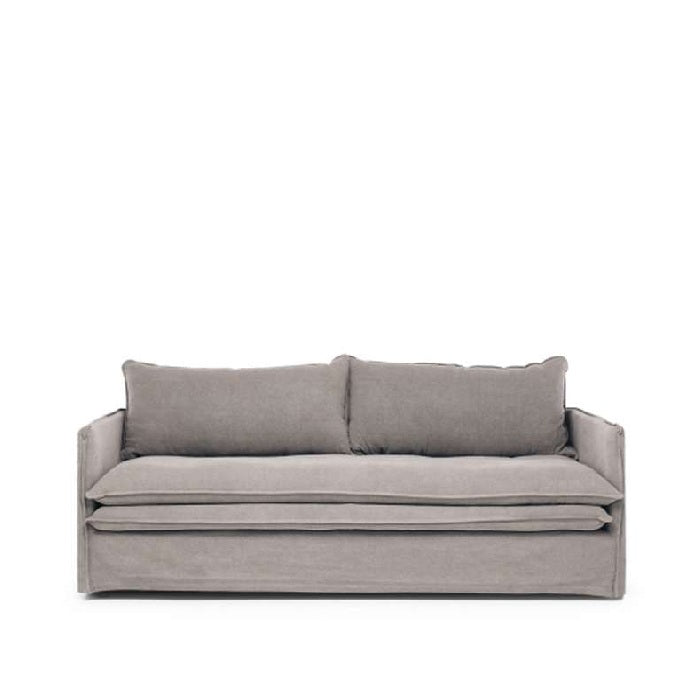 Hamilton 3 Seater Slipcover - Cement